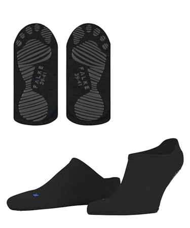 FALKE Unisex Stoppersocken Cool Kick U Hp weich atmungsaktiv schnelltrocknend rutschhemmende Noppen 1 Paar, Schwarz Black 3000, 44/45 EU im Sale
